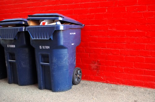 Skip placed on a residential property in Bromley